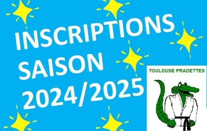 Les inscriptions 2024/2025  , toutes les infos !!!