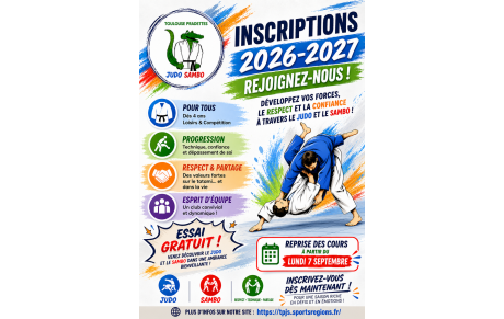 Les inscriptions 2026-2027 , toutes les infos !!!
